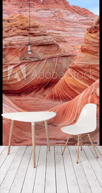Picture of wave sandstone
